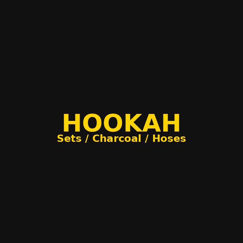 Hookah sets and accessories at A2Z
