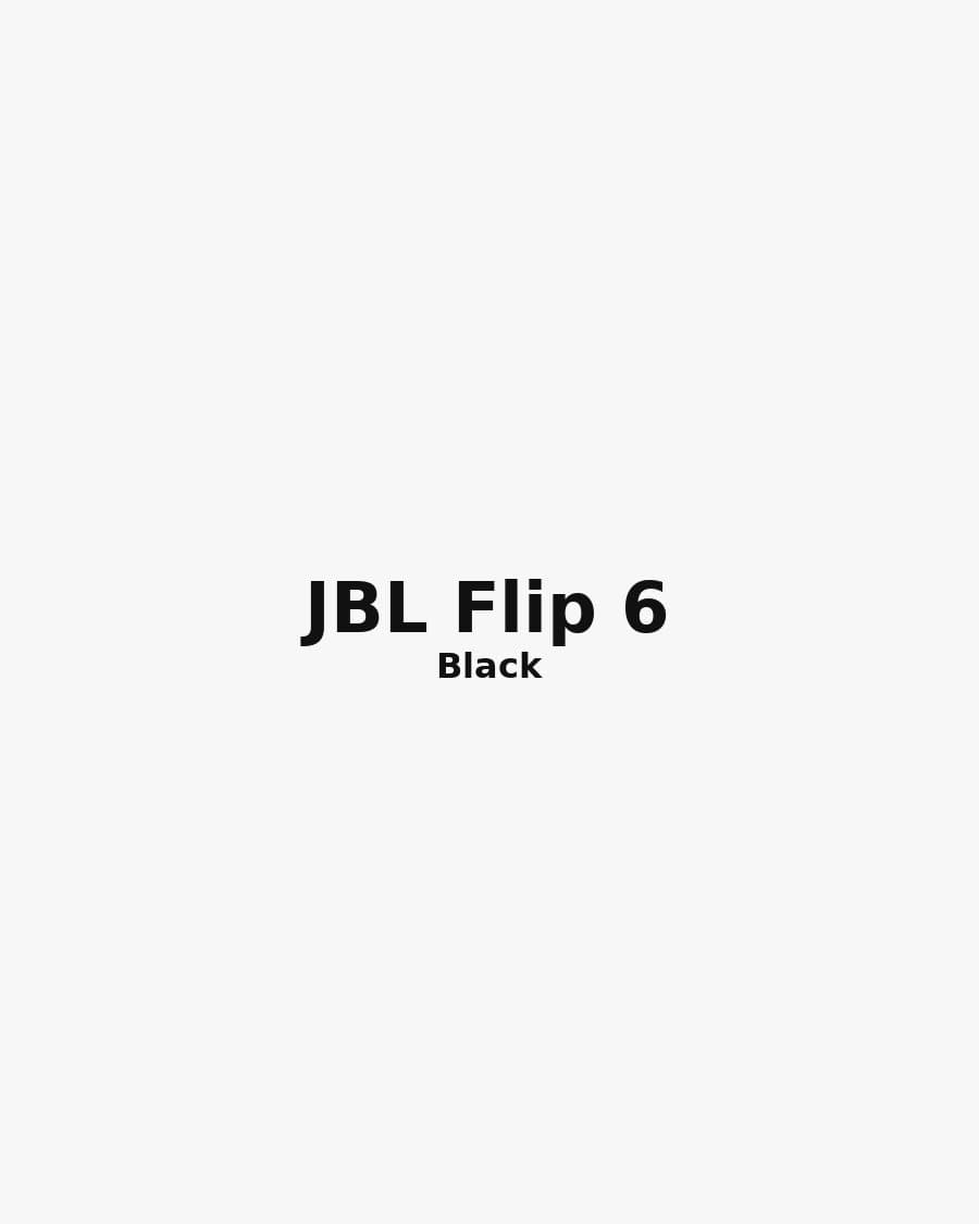 JBL Flip 6 Portable Speaker