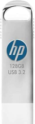 HP x306w 128GB USB 3.2 Pen Drive, Silver