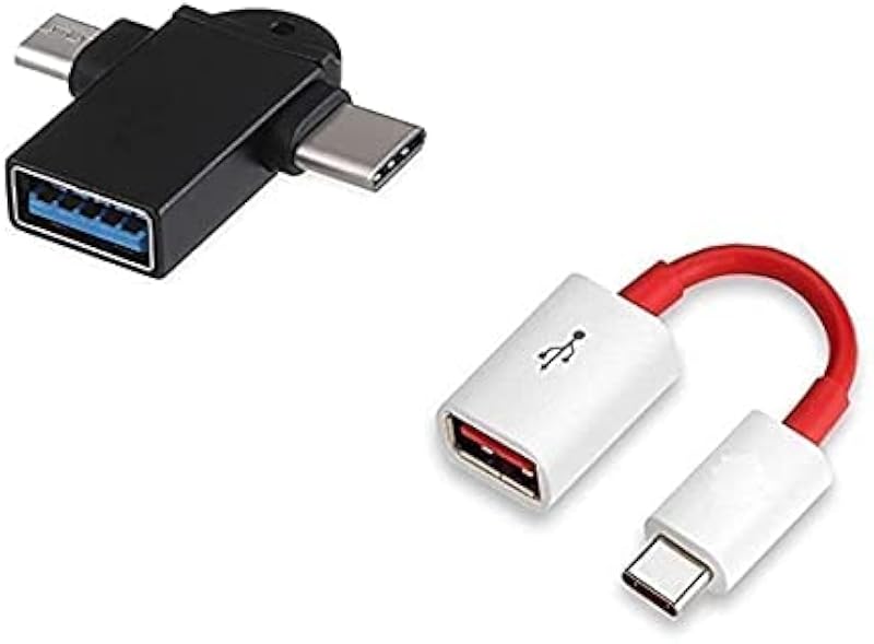 NOCXTUN USB Type C OTG Adapter USB Mouse, Pendrive Connector & 2in1 OTG Adapter, USB 3.0 Female to Micro-USBConnector Alum...