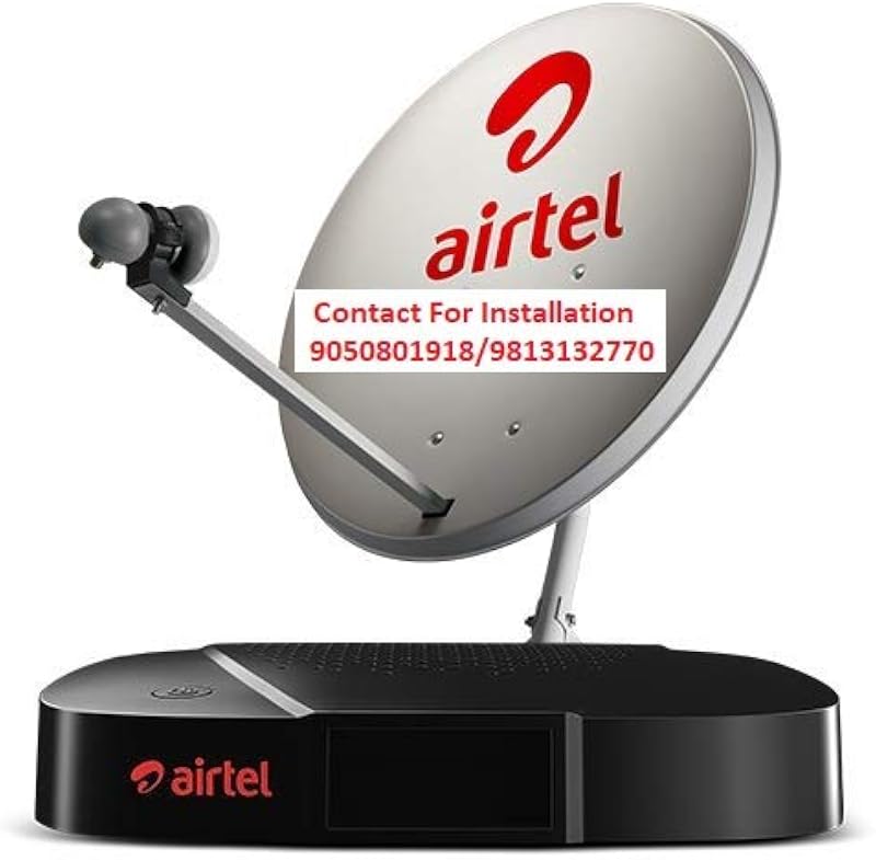 Airtel Digital TV HD Set Top Box with 1 Month Basic Pack with Recording + Free Standard Installation