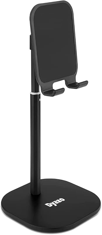Dyazo Mobile Stand Holder for Desk Sturdy, Anti-Slip , Height Angle Adjustable Mobile Holder Cellphone Holder Compatible w...