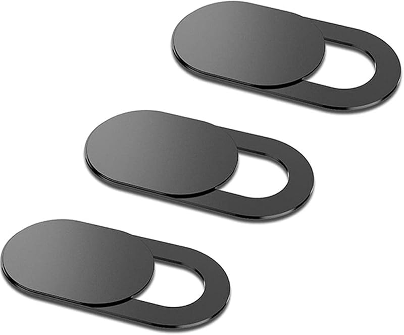 Lapster Laptop Camera Cover Webcam Cover Slider, Ultra Thin Slide Blocker for All Laptop PC Tablet (Pack of 3pcs)