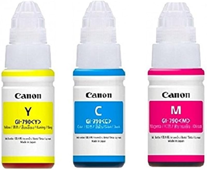 Canon GI-790 Yellow/Cyan/Magneta Ink Bottle