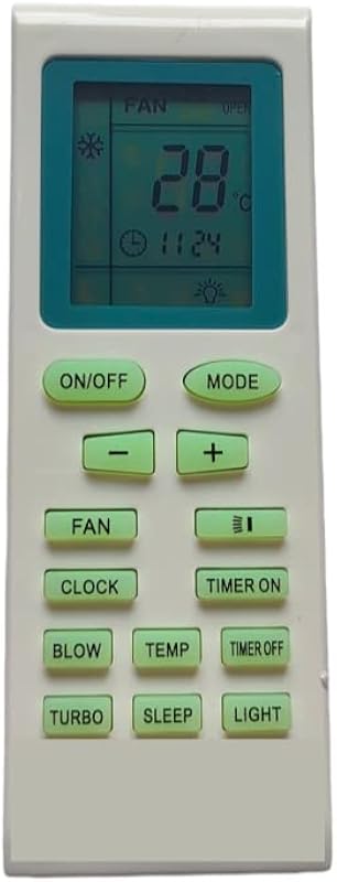 Upix® AC Remote No. 18A, Compatible for Voltas AC Remote Control (Exactly Same Remote Will Only Work)
