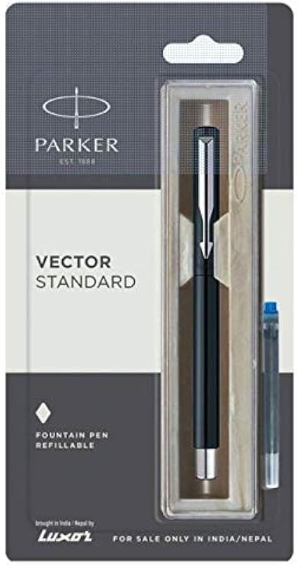 Parker Vector Standard CT Fountain Pen (Blue Ink)