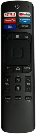 7SEVEN® Compatible Vu Smart Tv Remote Control Suitable for Original 4K Android LED Ultra HD UHD Vu Tv Remote with Non Voic...