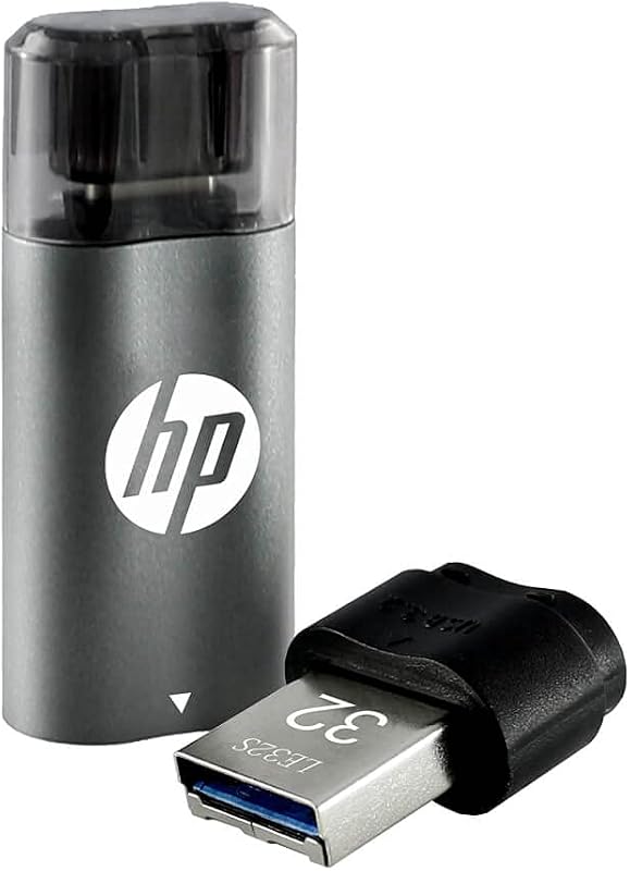 HP USB 3.2 32GB Type C OTG Flash Drive x5600c (Grey & Black)