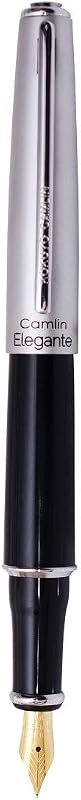 Camlin Elegante Fountain Pen - Black/Blue/Red