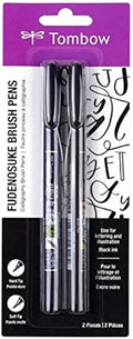 Tombow Fudenosuke Brush Pen 2 Pens Set