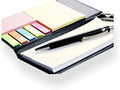 COI Note Pad/Memo Book with Sticky Notes & Clip Holder with Pen for Gifting