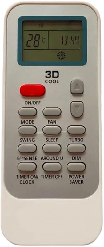 Upix® AC Remote No. 129, Compatible for Whirlpool 3D Auto AC Remote Control (Exactly Same Remote Will Only Work)