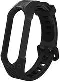 Epaal® Silicone Straps for Mi Band 6 / Mi Band 5 Rugged and Tough Bracelet Silicone Replacement Strap Compatible with Mi B...