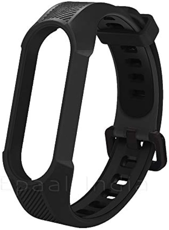 Epaal® Silicone Straps for Mi Band 6 / Mi Band 5 Rugged and Tough Bracelet Silicone Replacement Strap Compatible with Mi B...