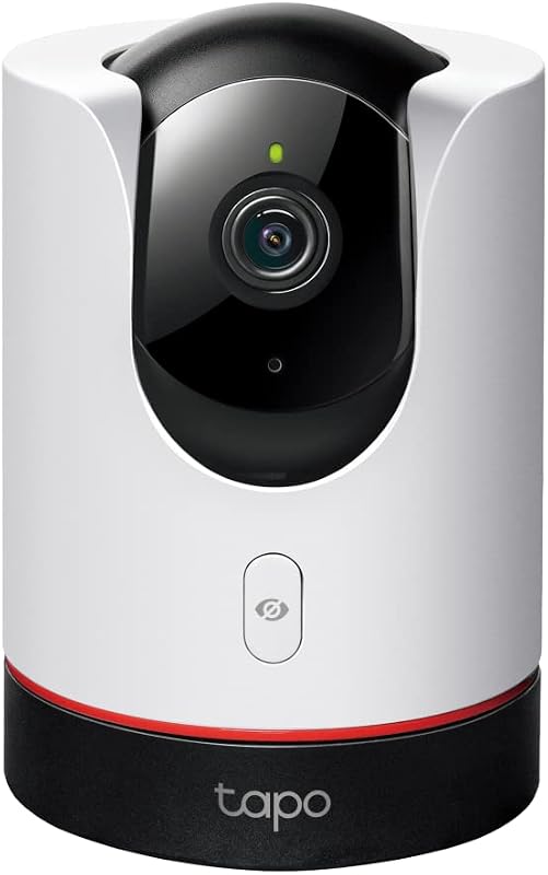 TP-Link Tapo C225 4MP 2K QHD 1440p Pan/Tilt WiFi SecuritySmart AI Camera, Indoor CCTV, Starlight Sensor, Night Vision, Ale...