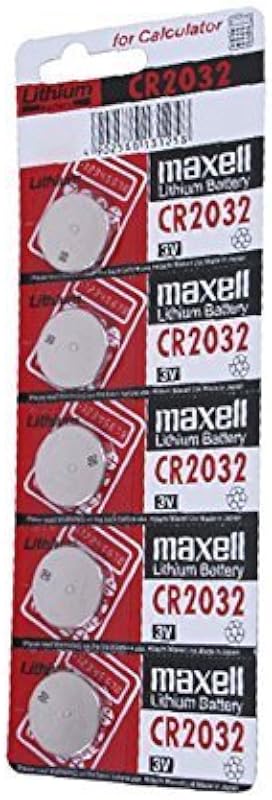 Maxell CR2032 Coin Type 3V Lithium Battery (5 Pieces)