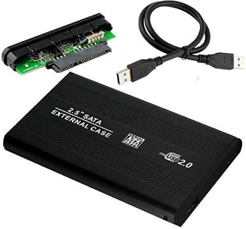 Posh CAsing-Black External 6.35 cm (2.5") Hard Disk Drive for Laptop - Multi Colour