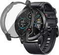 M.G.R.J Soft TPU Front Protection Case Cover for Honor Magic Watch 2 46mm Smart Watch (Flexible|Silicone|Black)