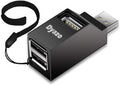 Dyazo 3-Port USB Data Hub High Speed Splitter Plug / Box / Adapter Expansion , Small, Compact, Universal Data Transfer, Wi...
