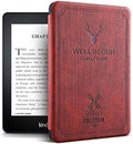 ProElite Smart Deer Flip case Cover for Amazon Kindle Paperwhite 6.8" 11th Generation, Wine Red [Fits Signature Edition Also]