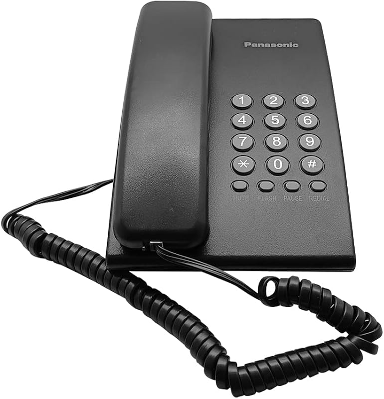 Panasonic KX-TS400SX Integrated Corded Telephone System, Black