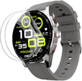 Wisely |Pack 2| For Fire Boltt Invincible Plus SmartWatch Screen Guard Scratch Guard Full Screen Protector Compatible for ...