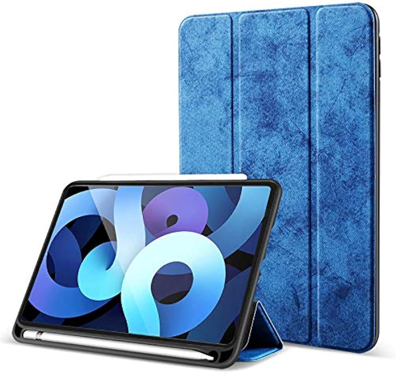 Robustrion Marble Series Smart Trifold Flip Stand Case Cover for iPad Air 5th Generation Cover/iPad Air 4th Generation iPa...