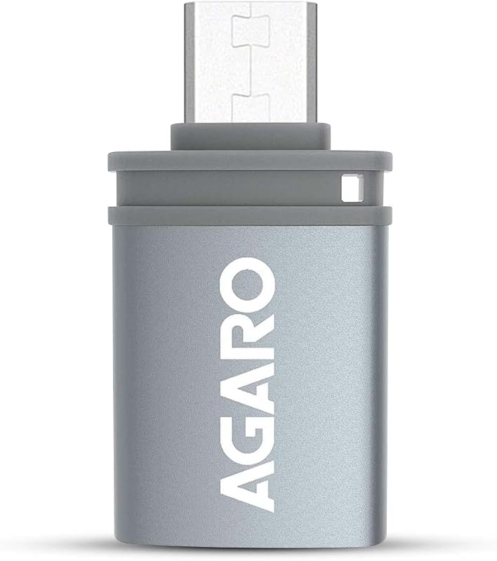AGARO Micro to USB A 3.0 OTG Adapter, Micro USB to Female USB Compatible with Most Micro USB Devices
