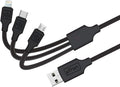 pTron Solero 331 3.4Amps Multifunction Fast Charging Cable, 3-in-1 USB Cable Micro USB/Type-C/iOS, Made in India, Durable...