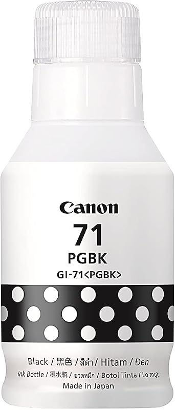Canon GI-71 PGBK Ink Bottle, Black, Regular