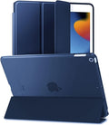 ProElite Smart Trifold Flip Stand Case Cover for Apple iPad 10.2" 9th Gen (2021) / 8th Gen / 7th Gen, Translucent Back, Da...