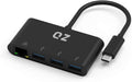 QZ USB 3.1 Type C Hub, USB C Hub, USB Type C to Ethernet Adapter, Type C to LAN RJ45, USB C to Ethernet Adapter [Thunderbo...