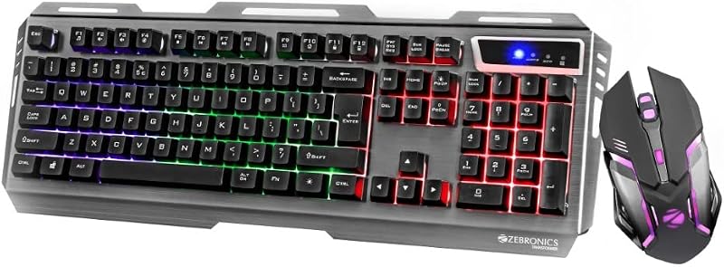 Zebronics Zeb-Transformer Gaming Keyboard and Mouse Combo (USB, Braided Cable)