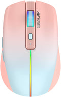 Ant Esports GM400W RGB Wireless Gaming Mouse, Stylish Mouse for Ultimate Gaming, Upto 3200 DPI, 6 Buttons Durable Switche...