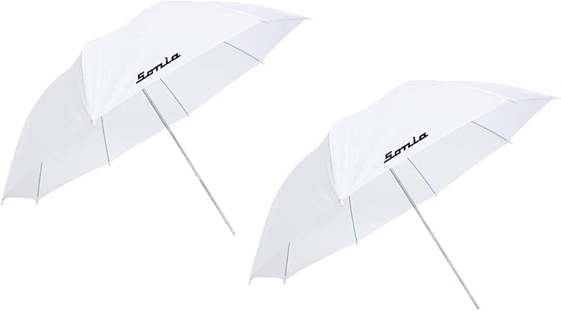 Sonia Professional White Umbrella 100cms 36 inch/91cm for Photography Studio Light Flash, Camera Flash, Video Light 2 Pcs ...