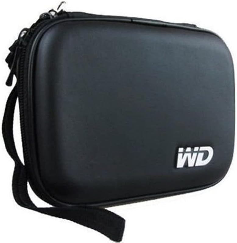 Sellingal Hard Disk Drive Pouch case for 2.5" HDD Cover WD Seagate Slim Sony Dell Toshiba (Black)
