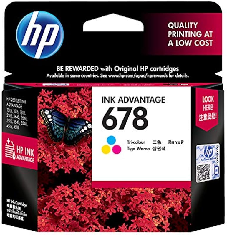 HP 678 Tri-Color Ink Cartridge
