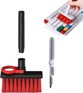 SWAPKART 5-in-1 Cleaning Soft Brush Keyboard Cleaner, Multi-Function Computer Tools Kit Corner Gap Duster Key-Cap Puller f...