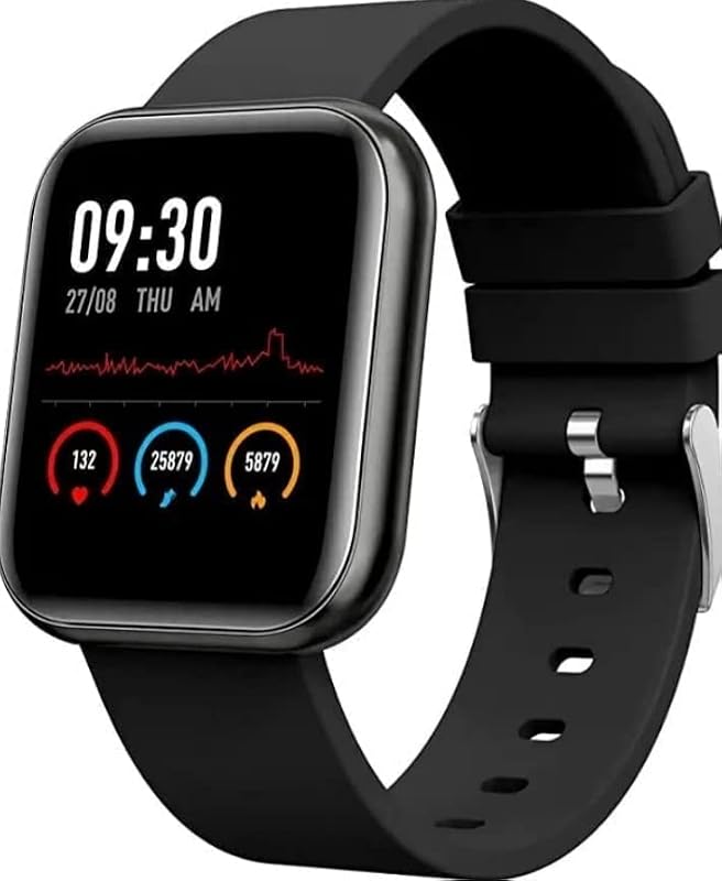 Smart Watch for Men & Women - ID116 Latest Bluetooth Phone Watch 1.3" LED with Daily Activity Tracker, Heart Rate Sensor, ...