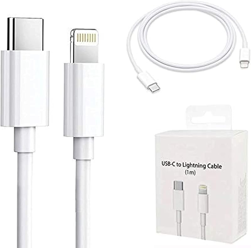 Trust edge USB Type C USB to Lightening, Fast Charging & Data Sync USB Type Cable [USB Type C to 8 Pin] Compatible for iPh...