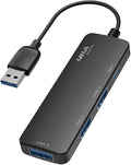 Gizga Essentials USB A 3.0 HUB, 4 Port Adapter, 5GBPS Fast Data Transfer, 3 USB A Ports, 1 Type C, Multi-System Compatibl...