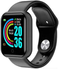 Waterproof D20 Touchscreen Smart Watch Bluetooth Smartwatch with Blood Pressure Tracking, Heart Rate Sensor and Basic Func...