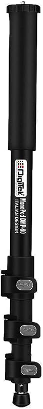 DIGITEK® (DMP 60N) Professional Monopod with 4 Extendable Sections & Dual Mount Thread Adapter (1/4inch and 3/8inch), Load...