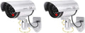 JULEX IR Security CCTV False Outdoor Camera Fake Dummy Security Camera Realistic Looking Dummy Security CCTV Fake Bullet C...