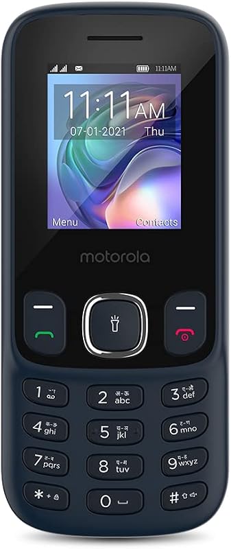 Motorola a50 (Dark Blue) - Dual Sim Keypad Mobile with Expandable Memory Upto 32GB, Rear Camera, 1750 mAh Big Battery, 6 I...