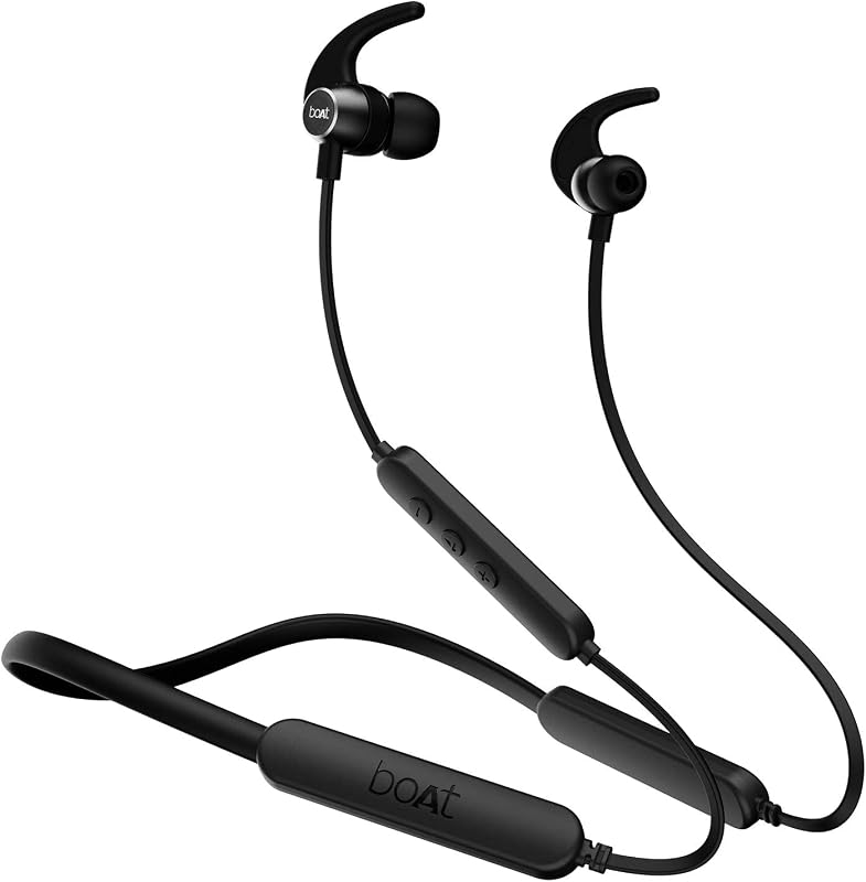 (Renewed) boAt Rockerz 255 Pro+ in-Ear Earphones with 40 Hours Battery, ASAP Charge, IPX7, Bluetooth Version 5.0, 10mm Dri...