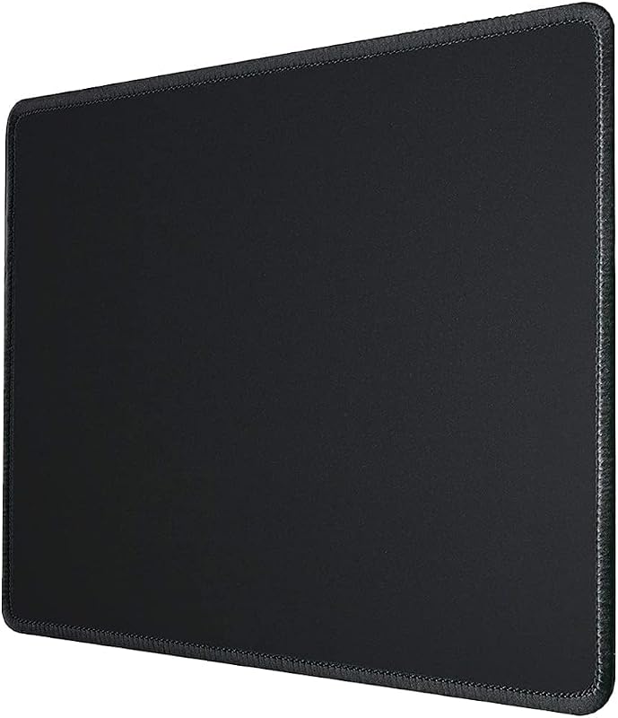 Lapster Speedo Type Non-Slip Rubber Base Mouse Pad with Antifray Stitched Embroidery Edges for Laptop PC - (240mm x 200mm ...