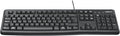 Logitech Plug and Play USB Keyboard K120, Black