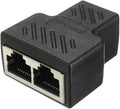 Lapster lan splitter / rj45 splitter/ethernet splitter 1 to 2 Female 8P8C Network Plug Lan Coupler For Laptop, Router, Per...