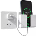 theKiteco. Wall Mounted Mobile Holder Storage Case for Remote, Wall Mounted Mobile Stand/Multi Purpose Stand with Hole for...